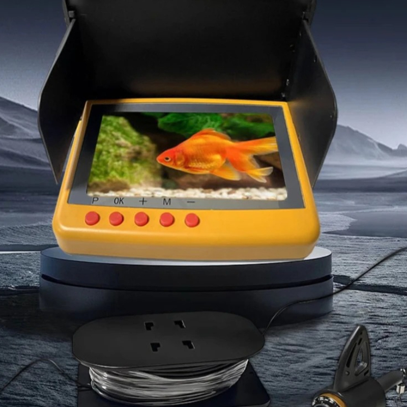 Fishing Equipment English - 야외용 초고화질 어군탐지기 경량 회전식 휴대용