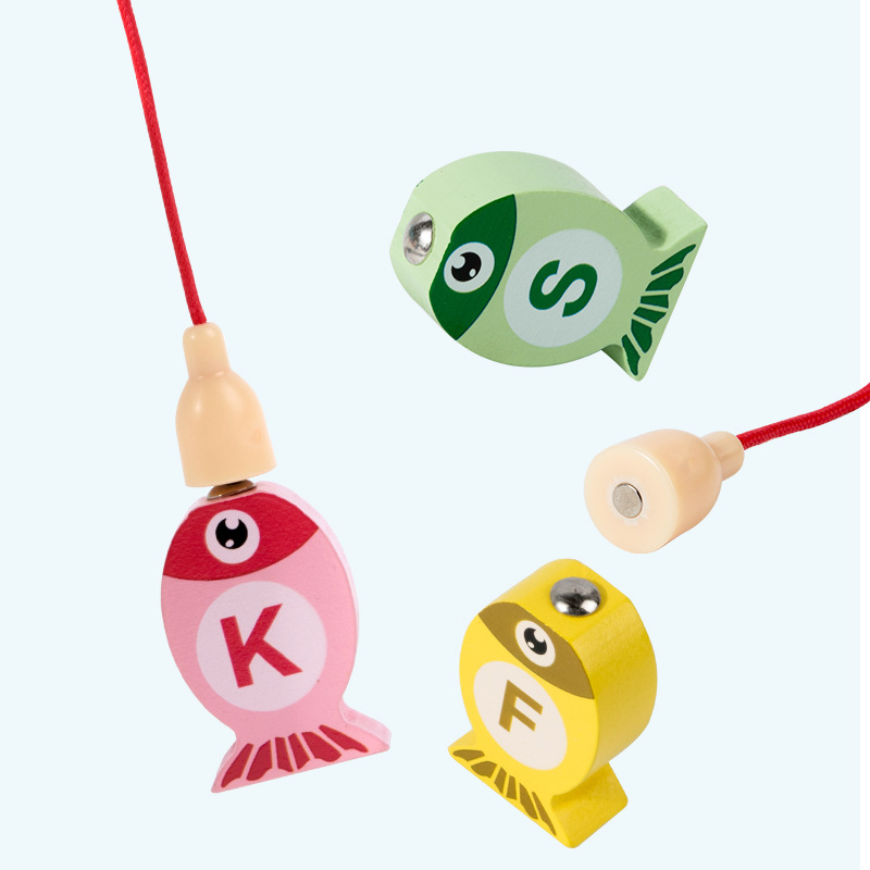 어린이 나무 낚시 게임 장난감 선물 조기 교육 알파벳  - Fishing Equipment Kids 리뷰 및 가격