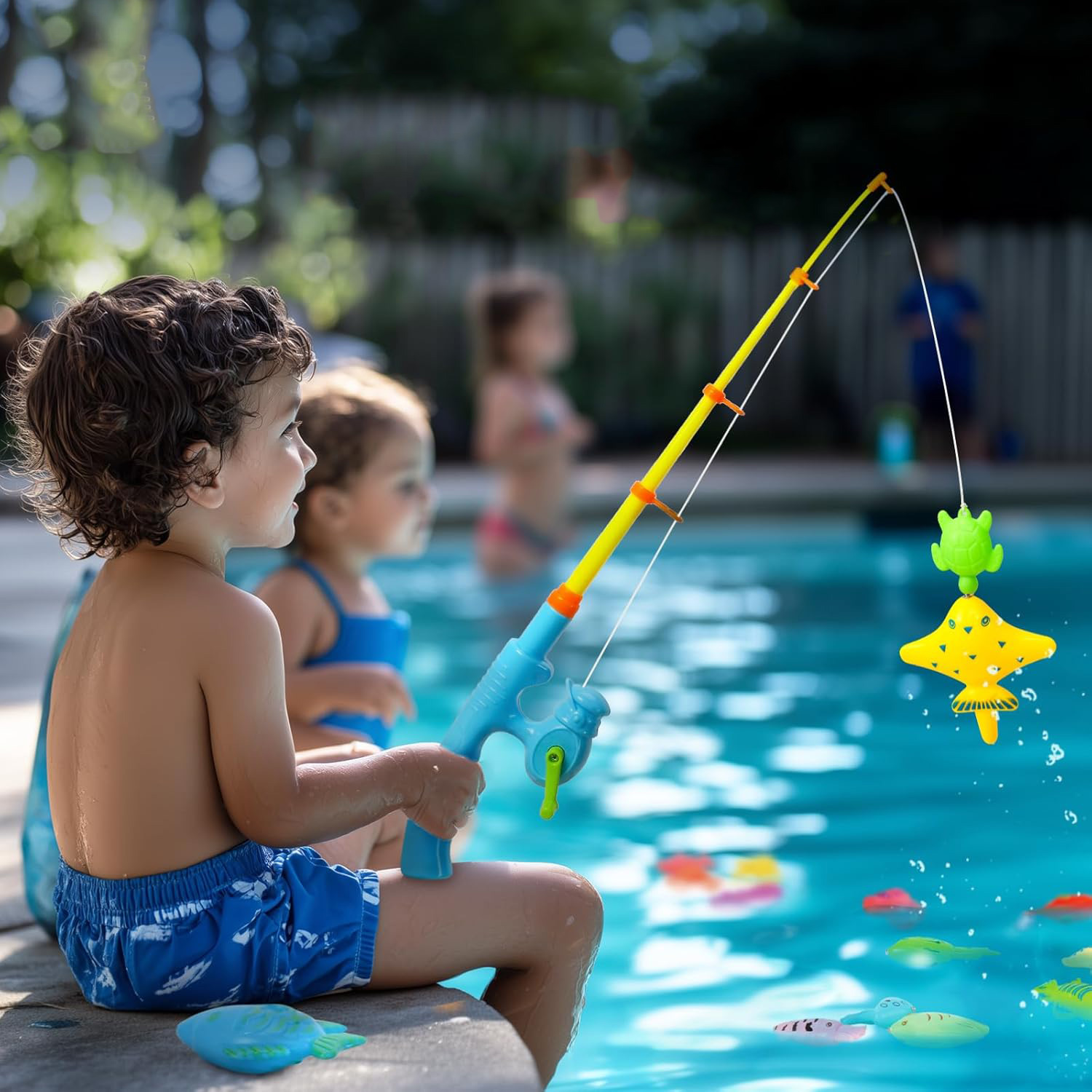 어린이 욕조 낚시 장난감 수영장 물놀이 물고기 장난감  - Fishing Equipment Kids 리뷰 및 가격
