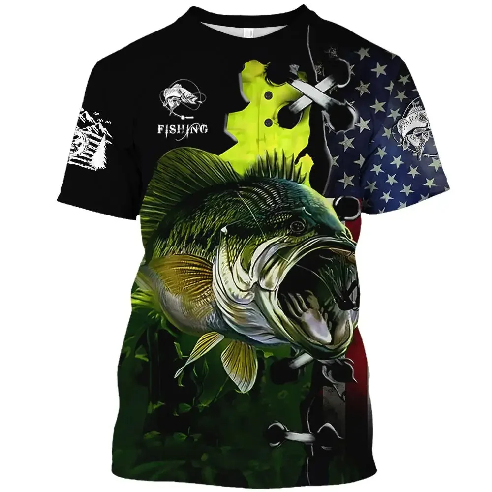 야외 낚시 3D 프린트 어린이 상의, 2 ~ 8 세 청 - Fishing Equipment Kids 리뷰 및 가격