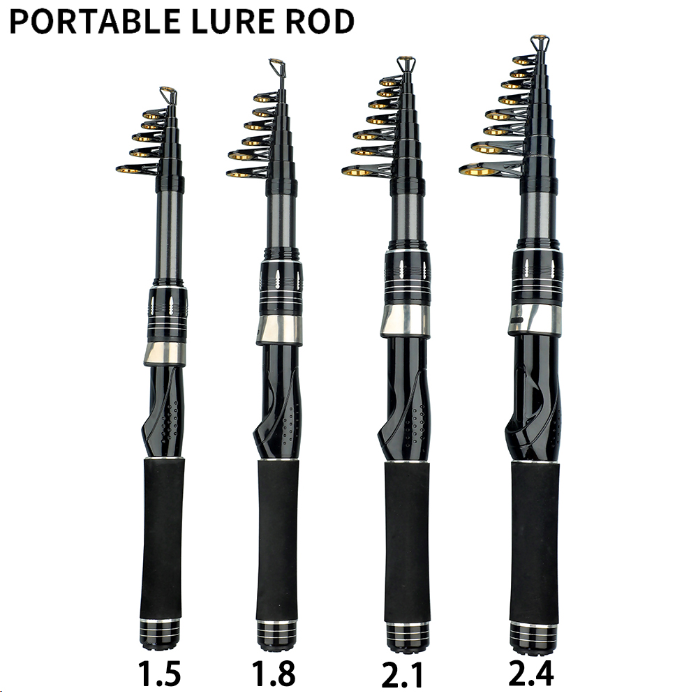 텔레스코픽 루어 낚싯대 1.5M-2.4M 카본 스피닝  - Sea Fishing Equipment Uk 리뷰 및 가격