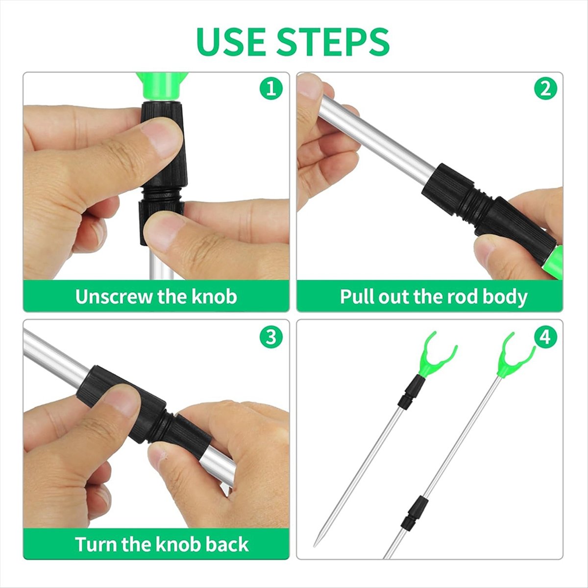 [대세일] 지상용 낚싯대 거치대, 확장형 텔레스코픽 낚 - Rod Holder Fishing 리뷰 및 가격