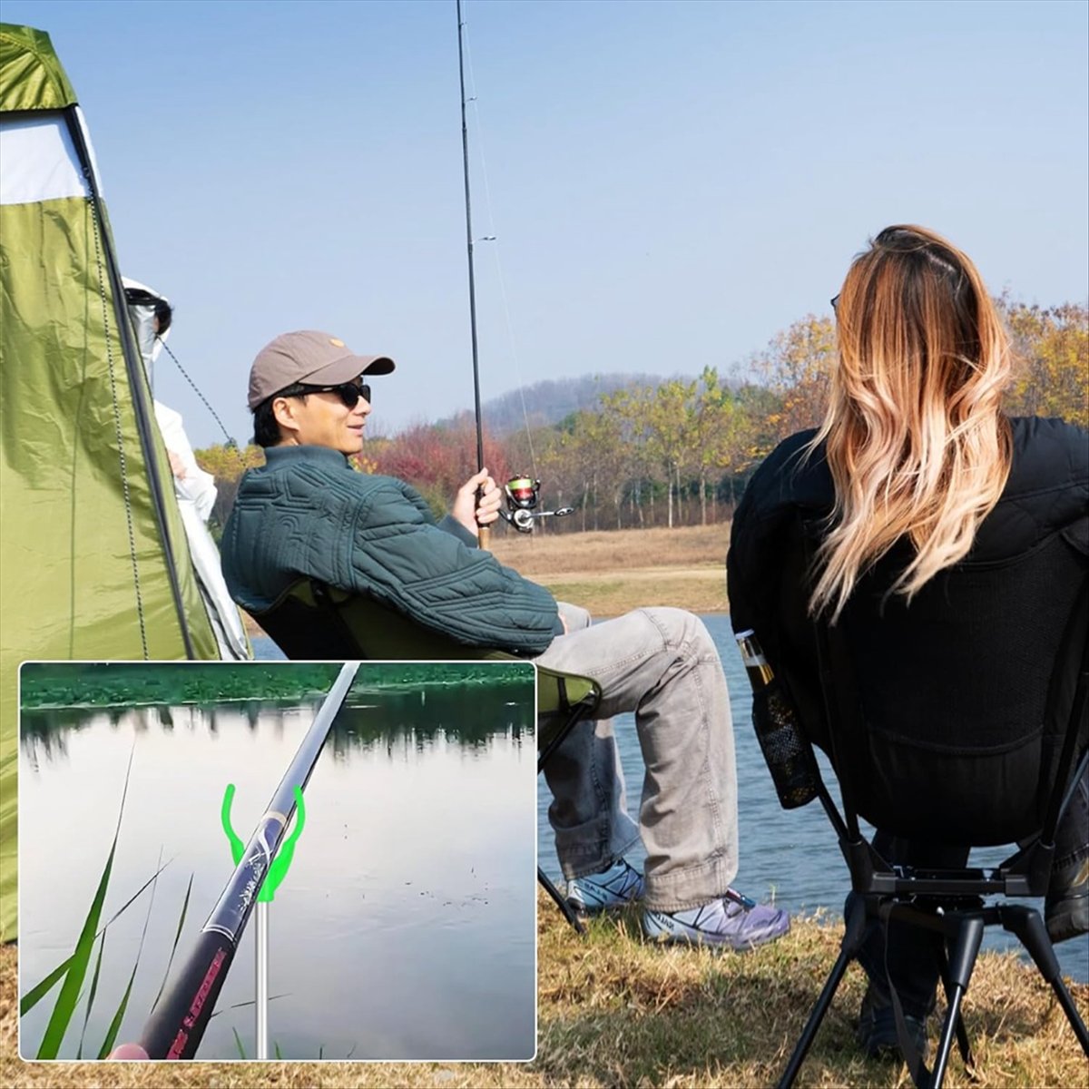 [대세일] 지상용 낚싯대 거치대, 확장형 텔레스코픽 낚 - Rod Holder Fishing 리뷰 및 가격