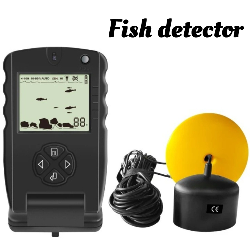 소나 어군탐지기 경량 휴대용 어군탐지기 야외 유선 탐지 - Fishing Equipment English 리뷰 및 가격