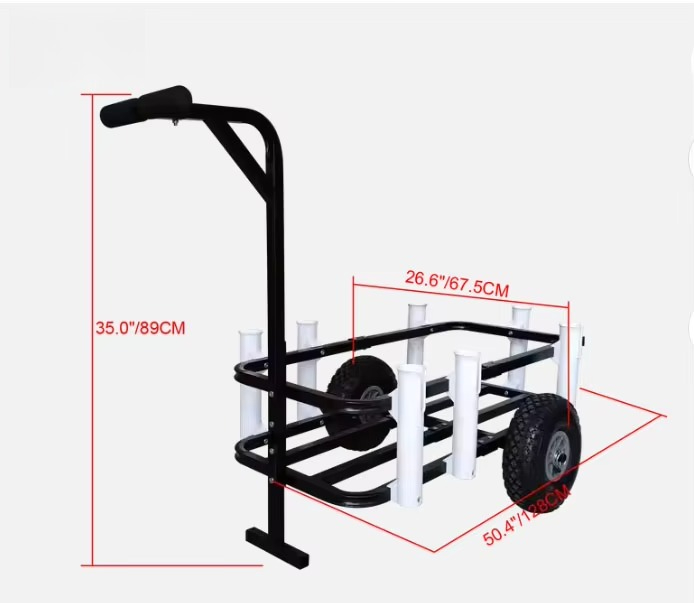 접이식 웨건 비치 웨건 낚시 카트 낚싯대 홀더 포함 헤 - Rod Holder Fishing 리뷰 및 가격